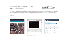 Desktop Screenshot of nowsci.com