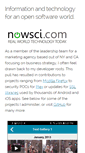 Mobile Screenshot of nowsci.com