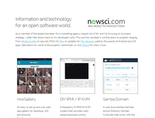 Tablet Screenshot of nowsci.com